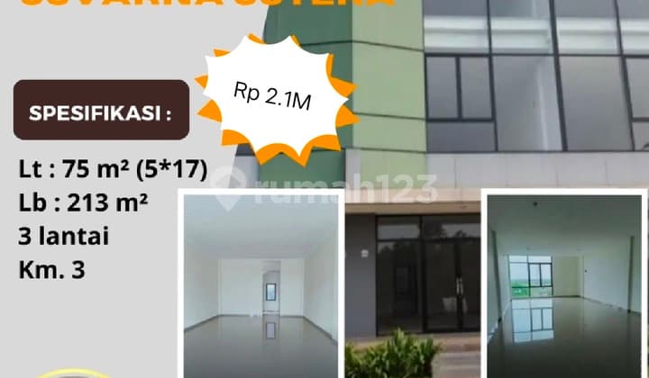 Ruko Suvarna Sutera Terrace 9 Cikupa Tangerang