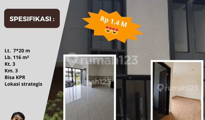 Murah Banget Alam Signature Lt. 7x20 Suvarna Cikupa Tangerang