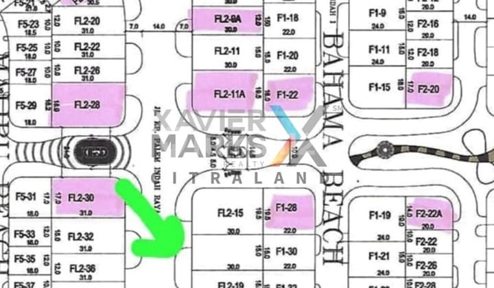 Land for Sale in Elite Location Pakuwon City Palm Beach