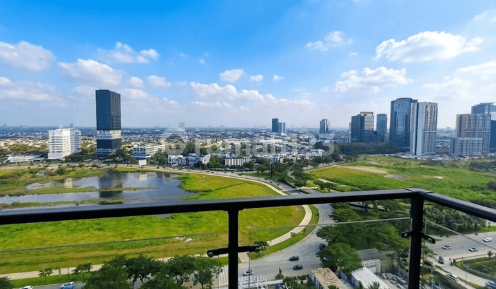 Apartemen 2Br Semi Furnished @Sky House Alsut+ View City Siap Huni