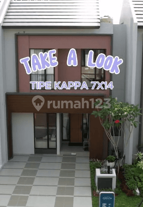 Sutera Rasuna Tipe Kappa - Rumah Mewah 7X14 By Alam Sutera dengan Area Art