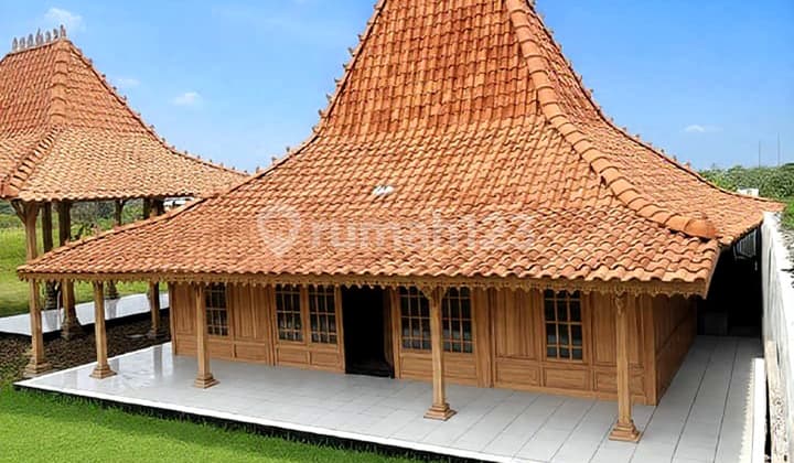 Rumah Joglo Jawa, Ori Kuno Antik Komplit Gebyok Tumpangsari Teras