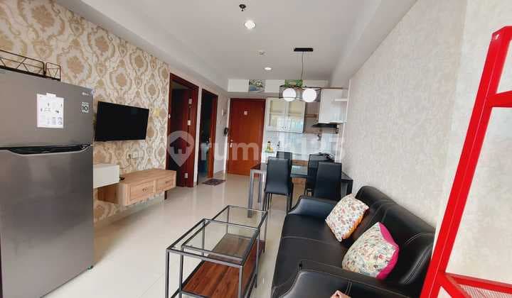 Disewakan Apartment Type 2 Bed Fully Furnished Dipusat Kota (kemayoran) Apartemen 2 Kamar Tidur Springhill Furnished Bagus