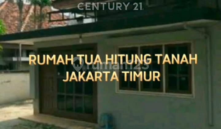 Rumah Tua Hitung Tanah Harga NJOP Matraman Jakarta Timur