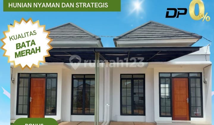 Rumah Cluster Kualitas Bata Merah Dkt Stasiun Sudimara Free Biaya
