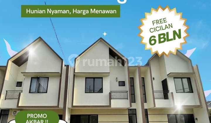 Rumah 2 Lt Siap Huni Bata Merah Free Biaya Dan Cicilan 6 Bln