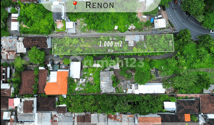 Lahan Komersial Premium di Renon - Lokasi Super Strategis