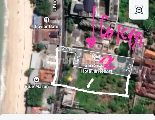 For Sale Land in Kedonganan Beach Jimbaran Los Pantai and Sunset