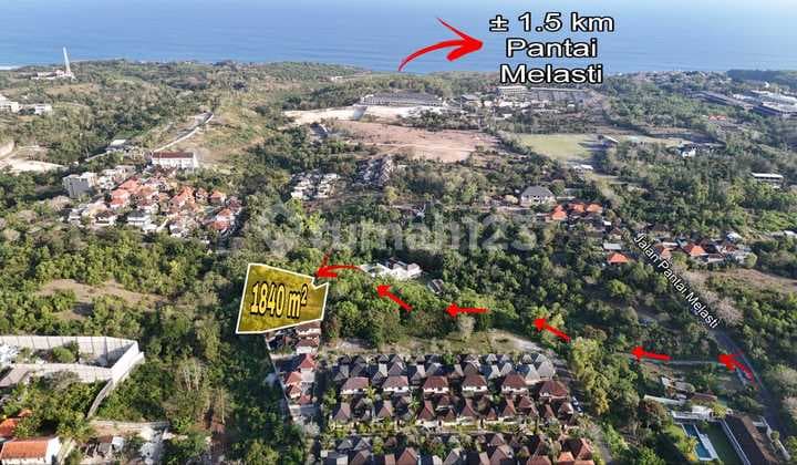 Tanah View Laut Pantai Melasti Ungasan Bali