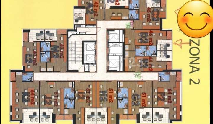 For Rent: Kemayoran Mansion Apartment Space Office 45 sqm For Rent: Kemayoran Mansion Apartment Space Office 45 sqm