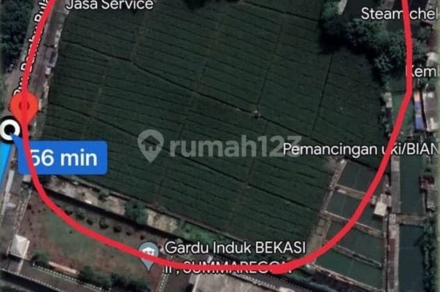 Dijual Tanah 10.800 m² di Rawa Bambu, Bulak, Bekasi, Dekat Kawasan Mandiri Sumarecon Bekasi