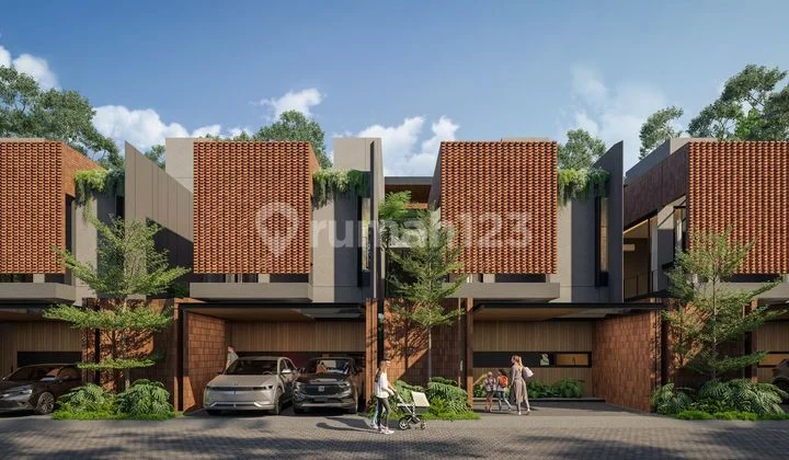 Rumah townhouse baru bagus suasana resort di Serpong dekat BSD