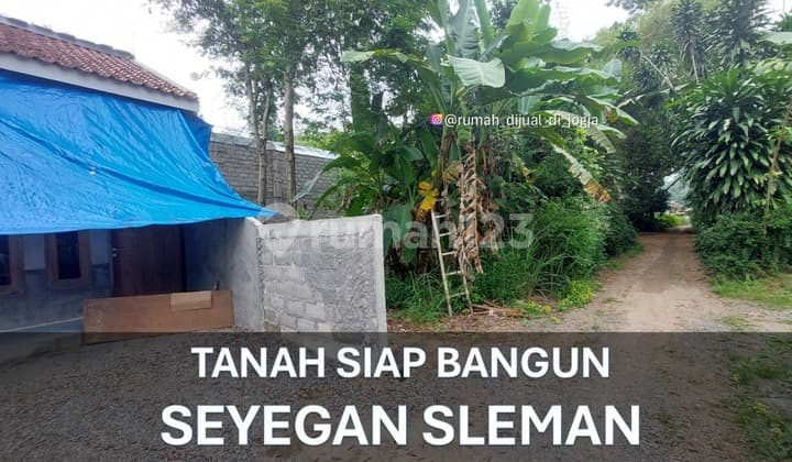 Tanah Dekat Pasar Cebongan di Seyegan Sleman Siap Bangun
