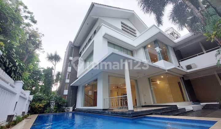 For Rent Beautiful Move-In Ready House with Pool on Pondok Indah Street, South Jakarta.