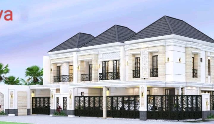 Dijual Rumah Baru Model American Classic Araya Surabaya Timur