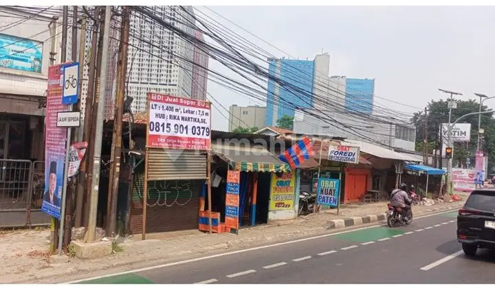 Tanah Super Bu di Jl Ir H Juanda Bekasi Timur
