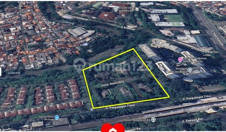 Tanah Dibawah NJOP di Kalibata, Pancoran, Jakarta Selatan