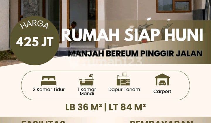 Rumah Dekat ke Kampus dan Gerbang Tol Cileunyi Bsm Bandung Raya Residence