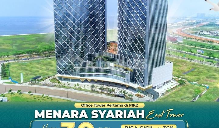 Office Murah Menara Syariah Pik2, Harga Hanya 30Juta Permeter
