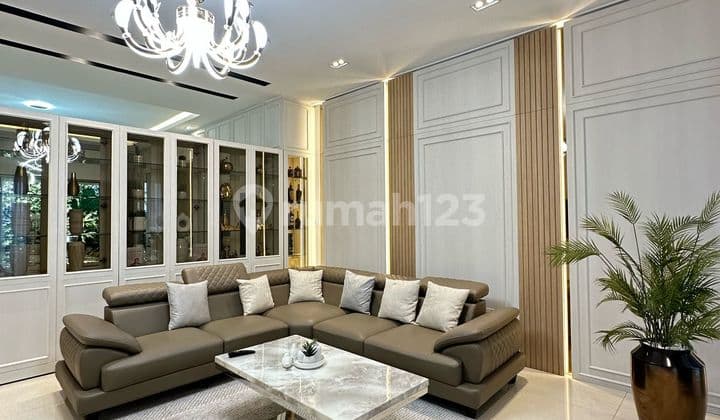 Unit Langka .. Turun Harga Dijual Cepat Rumah Mewah Golf Island Pik , Fully Furnish Interior Design Tinggal Angkat Koper