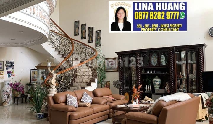 UNIT LANGKA .. DIJUAL CEPAT RUMAH MEWAH SEMI CLASSIC DI PLUIT PUTRI , CLUSTER PREMIUM