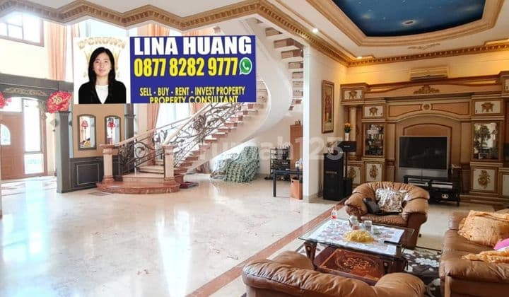 UNIT LANGKA .. TURUN HARGA , DIJUAL CEPAT RUMAH MEWAH CLASSIC MAYANG PERMAI PIK , HADAP SELATAN