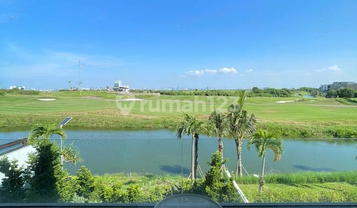 Unit Langka .. Disewakan Rumah Mewah Golf Island Pik , Furnished Baru Mewah Tinggal Angkat Koper, View Laut & Golf