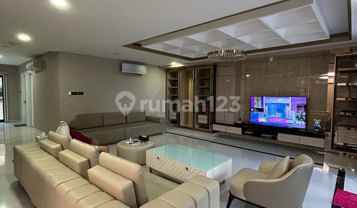 Unit Langka .. Fast Sale Rumah Mewah Minimalis Bgm Pik , Bangunan Mandiri Full Marmer , Fully Furnished Mewah , Tinggal Angkat Koper