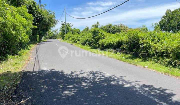Tanah Murah di Jalan Utama Melasti Dekat ke Pantai