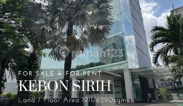 Jual Gedung Kantor Kebon Sirih 10 Lantai + Basement