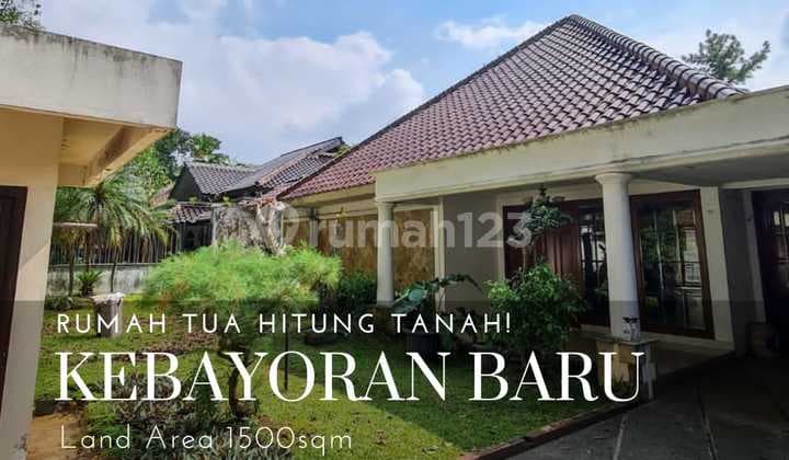 Rumah Hitung Tanah di Lokasi Prime, Elite Blok M, Panglima Polim