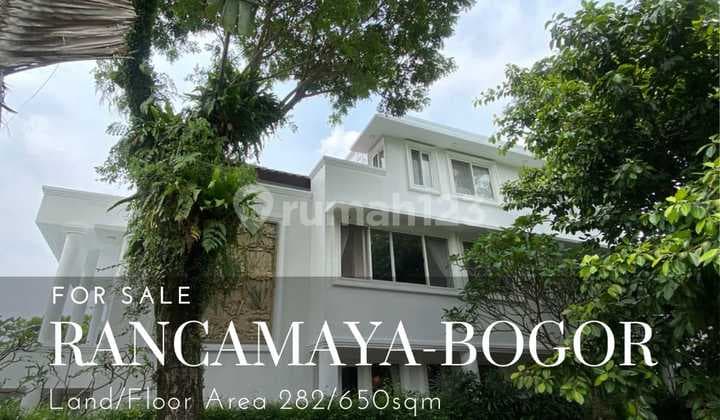 Rumah Mewah di Rancamaya Bogor Siap Huni