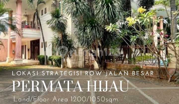 Rumah Permata Hijau Termurah 45jt Per M2 Jalan Lebar
