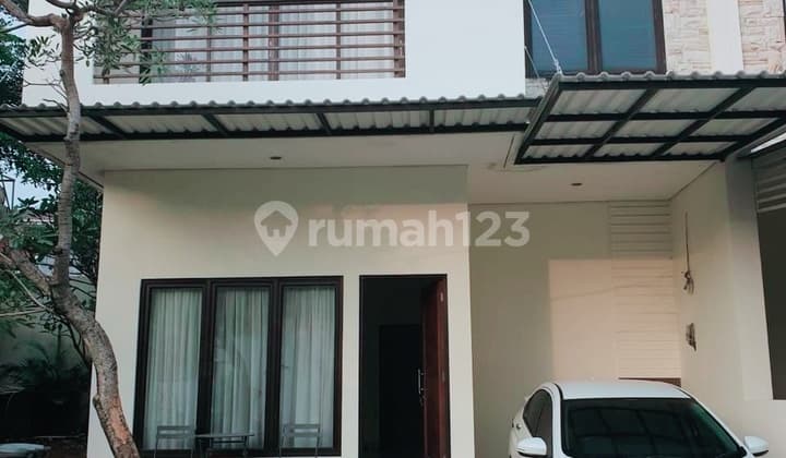 For Rent: Semi-Furnished Cluster House, A Step from MRT Lebak Bulus and Close to TB Simatupang, in Cirendeu