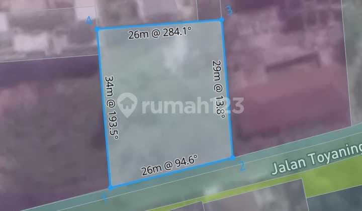 Extremely Rare Premium Land Location - Jalan Toyaning II, Ungasan, South Kuta
