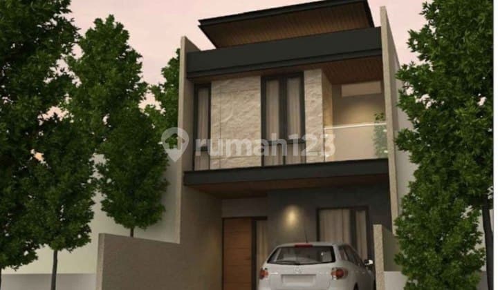 Rumah Manyar Tompotika New Minimalis, Row 3 Mobil
