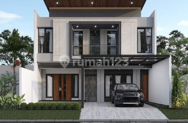 Rumah International Village Citraland New Minimalis Carport 2 Bata Mrh, Semen Gresik, Alumunium Ykk Granit 80X80