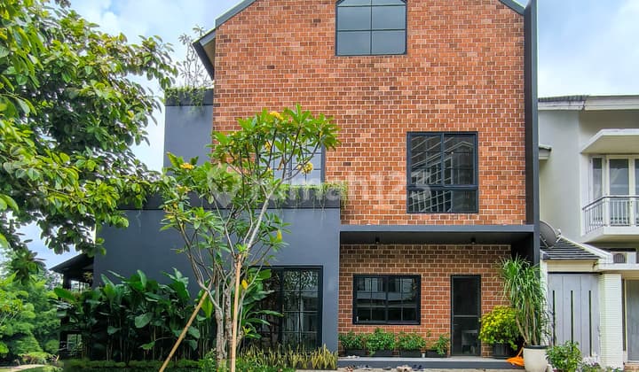Rumah Hoek Bergaya Industrial Brand New Di Delatinos BSD CITY