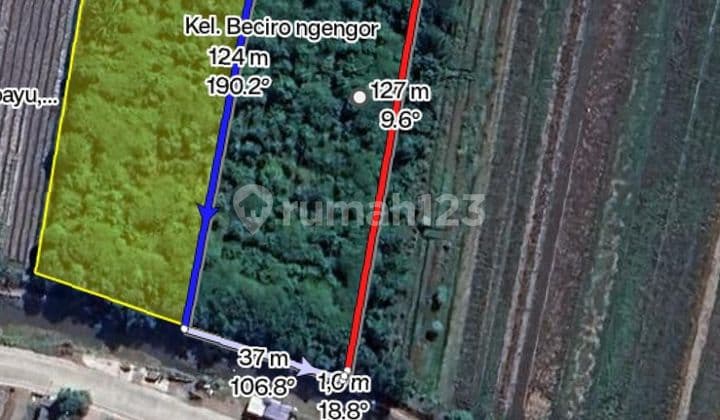 For Sale, Beciro Wonoayu Road Corner Land, over 9000 meters