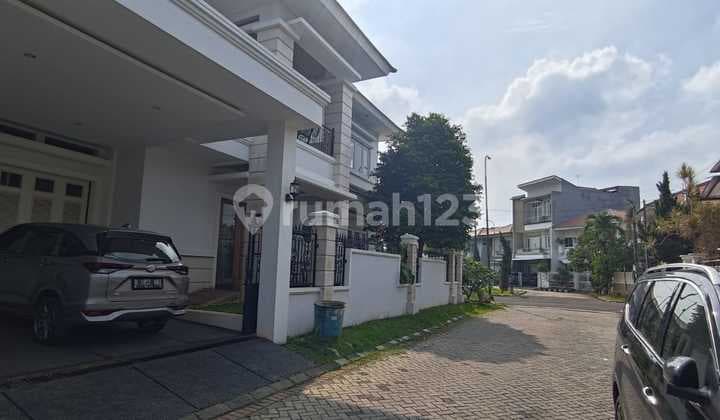 Rumah 2 Lantai di Metro Permata SHM Posisi Hoek Semi Furnished