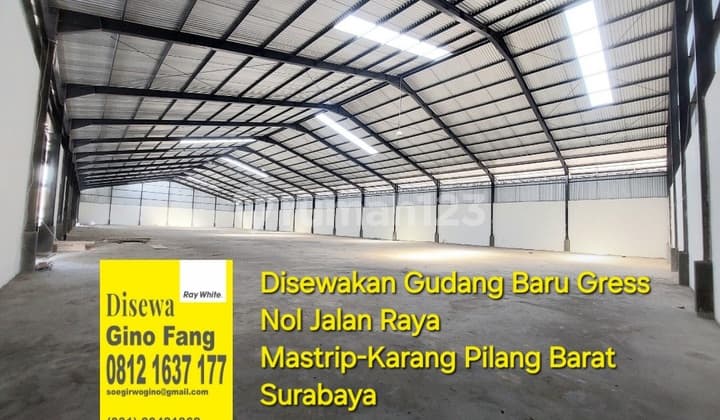 Disewakan Gudang Mastrip Raya Karangpilang Barat Surabaya