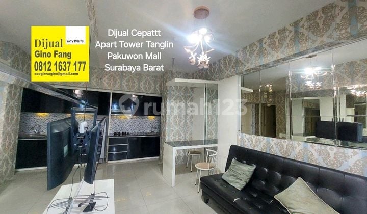 Dijual/sewa Apartemen Tower Tanglin Pakuwon Mall Surabaya Barat