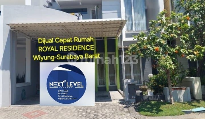 For Sale Royal Residence House Wiyung-West Surabaya