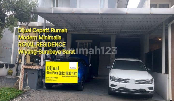 Dijual Rumah Royal Residence Wiyung- Surabaya Barat
