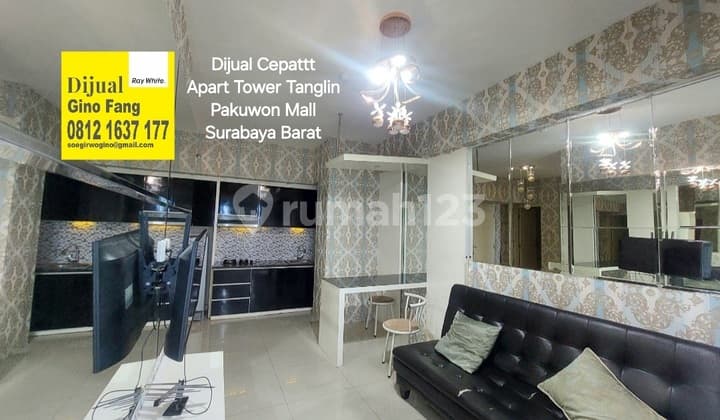 Dijual Apart Tower Tanglin Pakuwon Mall Surabaya Barat