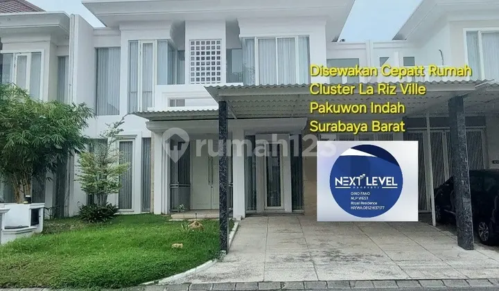For Rent Pakuwon Indah House West Surabaya