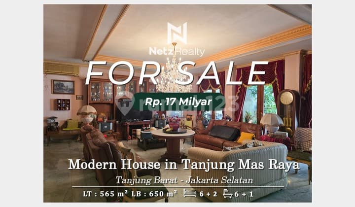 Dijual Rumah Modern di Tanjung Mas Raya - Jakarta Selatan