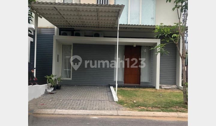 Rumah Citraland Utara Semi Furnished 3 KT Hadap Utara ROW Jalan 4 Mobil Semi Furnished Bonus Banyak