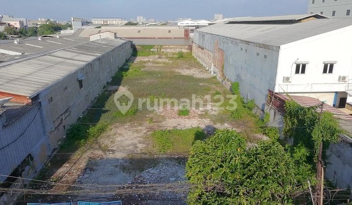 Tanah Pergudangan Kapuk Kencana Bentuk Kotak