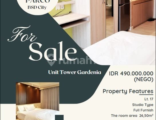 Casa De Parco Studio Full Furnished Apartment BSD Tangerang